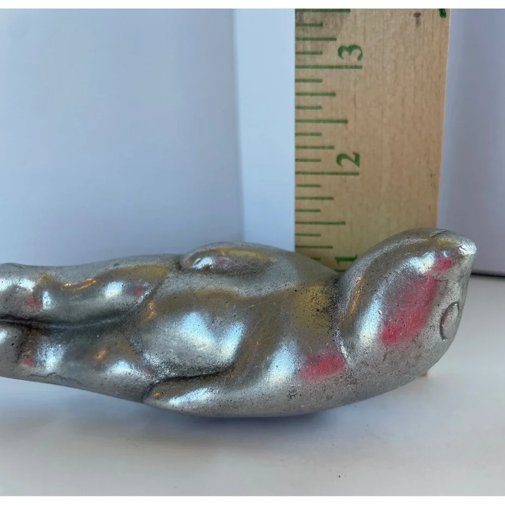 Mariposa Ice Cream Scoop Silver Good Vintage 1990 Figural Rabbit Bunny Handle